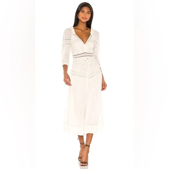 knee length dresses for ladies Foolish Heart Midi Dress by Free People